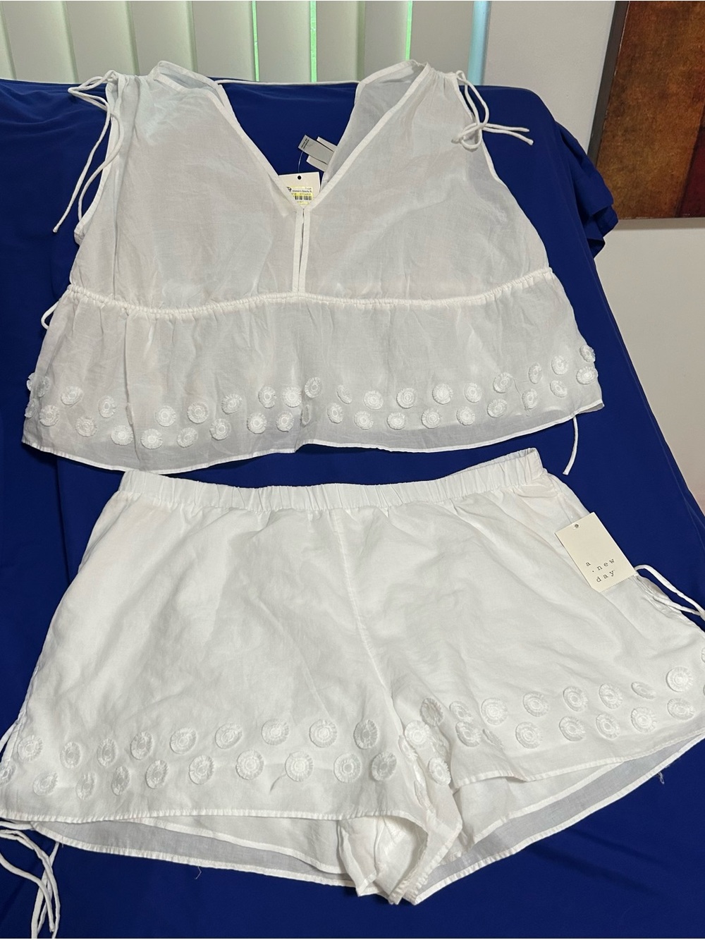 Conjunto de playa de dos piezas blanco- new Day.nuevo